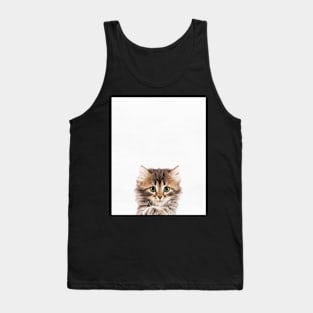 Kitten, Baby, Nursery, Animal, Kids room, Modern art, Wall decor Tank Top